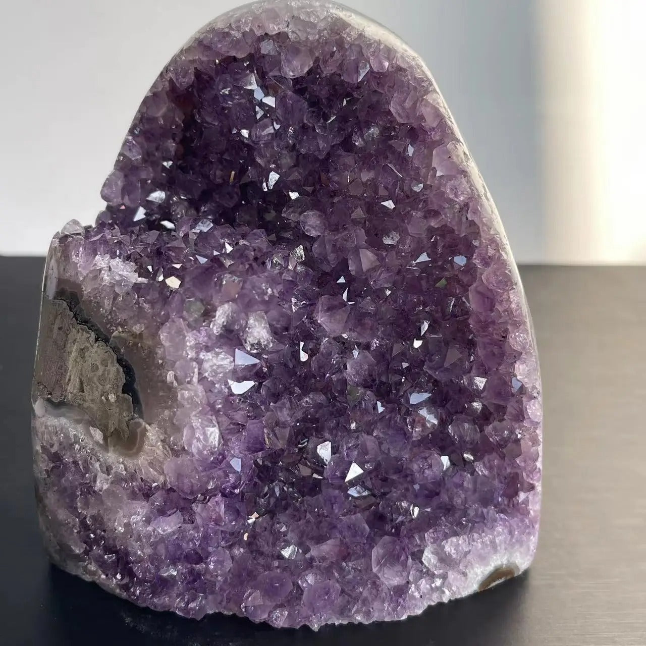 Natural Amethyst Crystal Cluster – Raw Healing Stone for Home Décor & Feng Shui